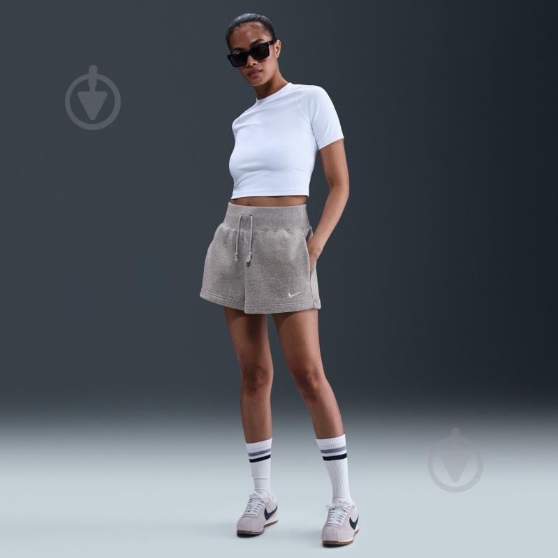 Шорты Nike W NSW PHNX FLC HR SHORT FD1409-063 р. M серый - фото 10 Шорты Nike W NSW PHNX FLC HR SHORT FD1409-063 р. M серый - фото 10