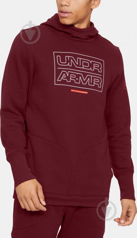 Джемпер Under Armour UA BASELINE FLEECE PO HOOD 1343007-615 р. S червоний - фото 3