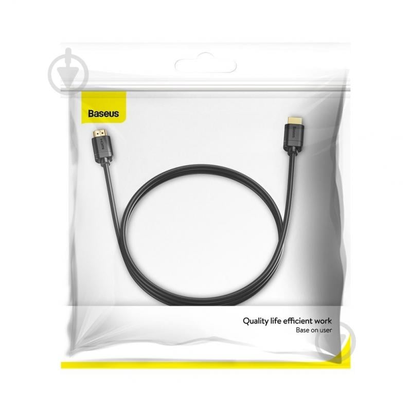Кабель BASEUS 2 м черный (CAKGQ-B01) - фото 7 Кабель BASEUS 2 м черный (CAKGQ-B01) - фото 7