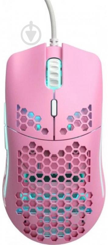 Мышь GLORIOUS Model O Matte USB (GO-Pink) - фото 1