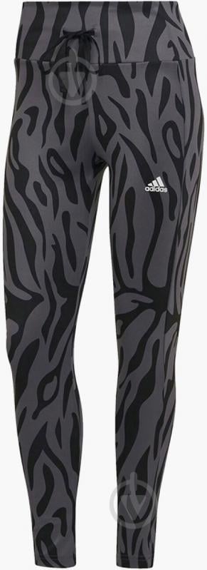 Лосины Adidas HF4749 р.S серый - фото 1
