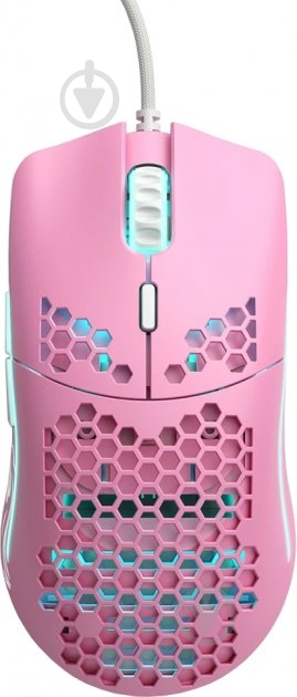 Мышка GLORIOUS Model O Minus Matte USB Pink (GOM-Pink) - фото 1 Мышка GLORIOUS Model O Minus Matte USB Pink (GOM-Pink) - фото 1