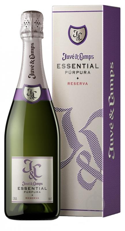 Вино ігристе Juve y Camps Cinta Purpura Reserva Brut біле 0,75 л - фото 1