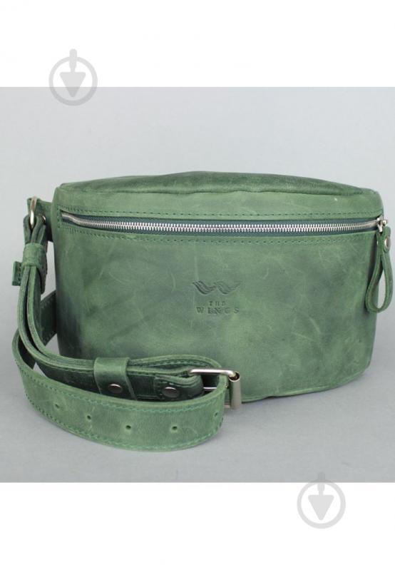 Сумка поясная Wings BeltBag зеленая винтажная TW-BeltBag-green-crz зеленый - фото 3