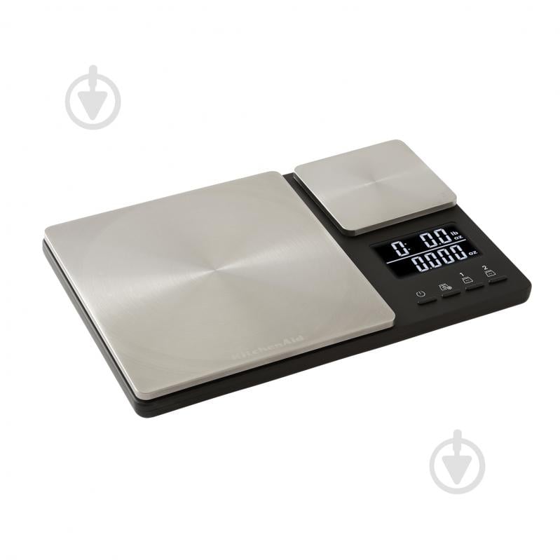 Ваги кухонні KitchenAid Measuring з подвійною платформою срібний (KQ909G) - фото 2