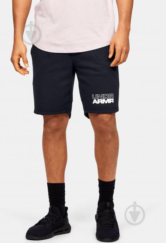 Шорты Under Armour UA BASELINE FLEECE SHORT 1351286-001 р. L черный - фото 3