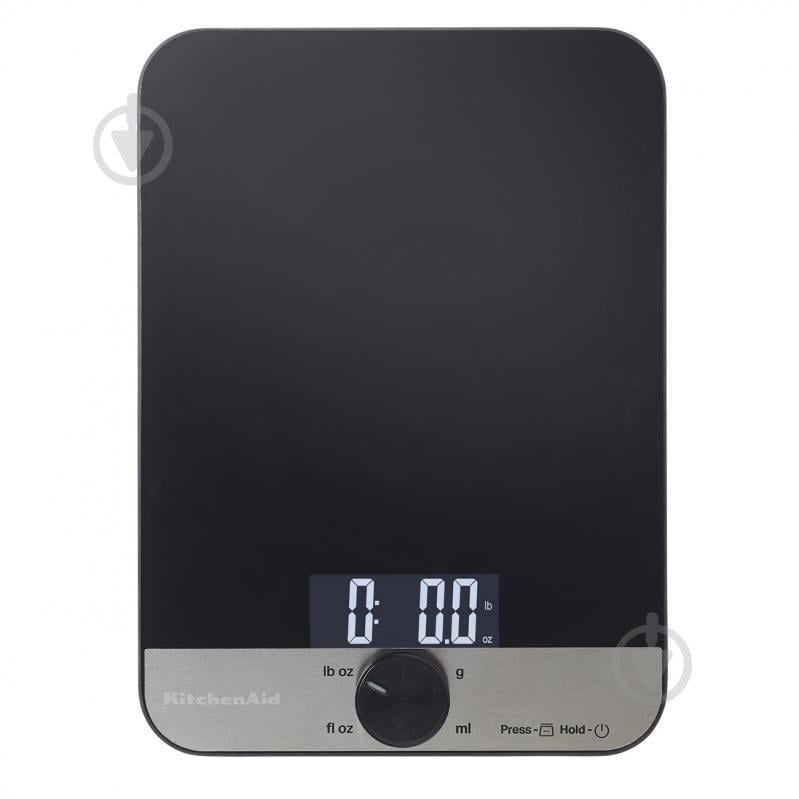 Ваги кухонні KitchenAid Measuring чорний (KQ908G) - фото 1 Ваги кухонні KitchenAid Measuring чорний (KQ908G) - фото 1