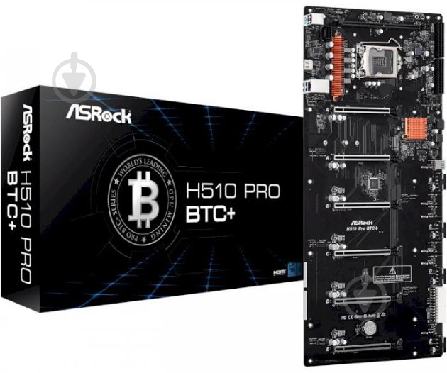 Материнська плата ASRock H510 PRO BTC+ (Socket 1200, Intel H510, ) - фото 5