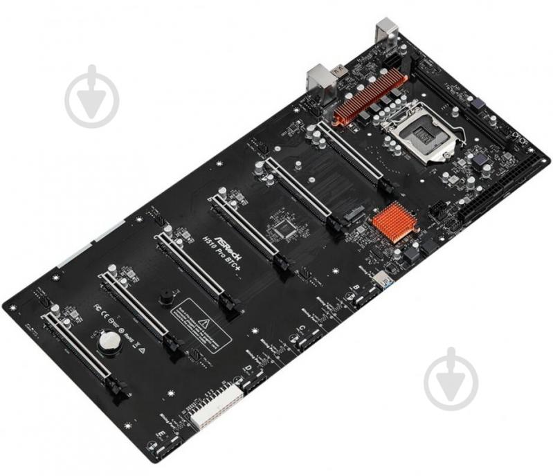 Материнська плата ASRock H510 PRO BTC+ (Socket 1200, Intel H510, ) - фото 2