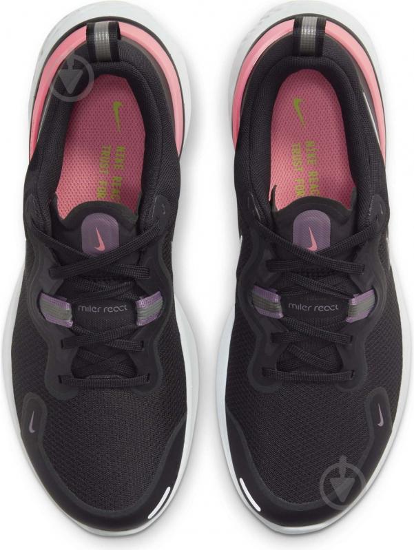 Кроссовки женские летние Nike REACT MILER CW1778-012 р.38,5 черные - фото 10