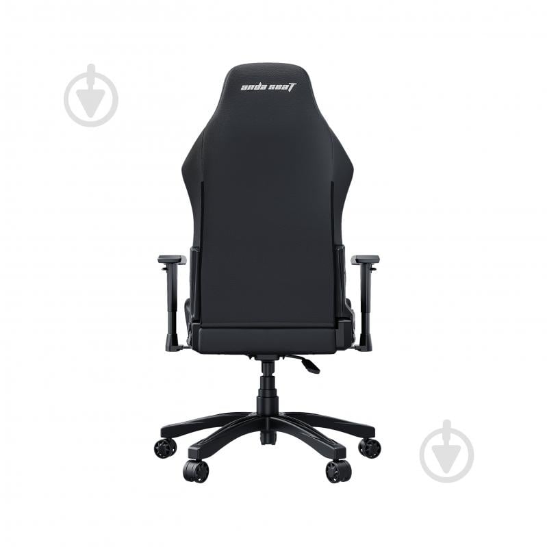 Кресло игровое Anda Seat Luna Size L Black/Blue PVC черный - фото 4