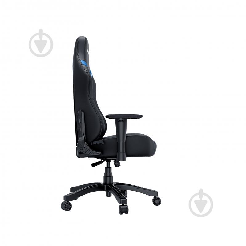 Кресло игровое Anda Seat Luna Size L Black/Blue PVC черный - фото 7