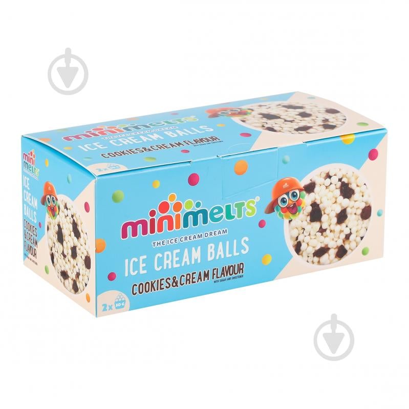 Мороженое Mini Melts Cookies&Cream 2х50 г - фото 1