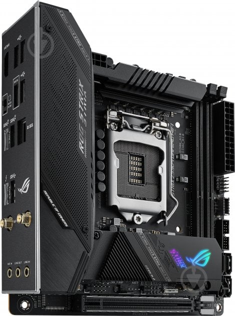 Материнська плата Asus ROG STRIX Z590-I GAMING WIFI (Socket 1200, Intel Z590, mini ITX) - фото 3