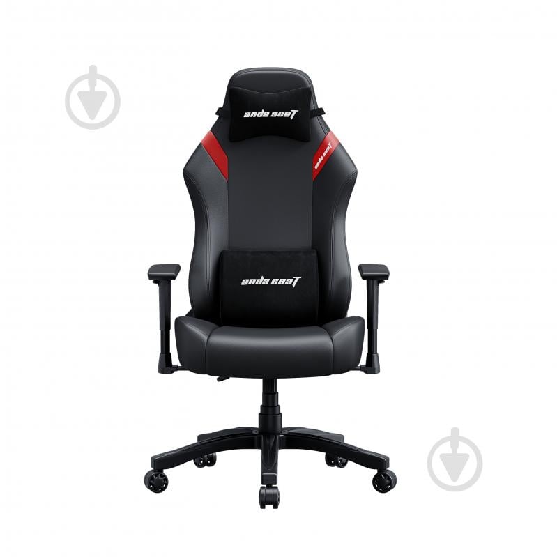 Кресло игровое Anda Seat Luna Size L Black/Red PVC - фото 4