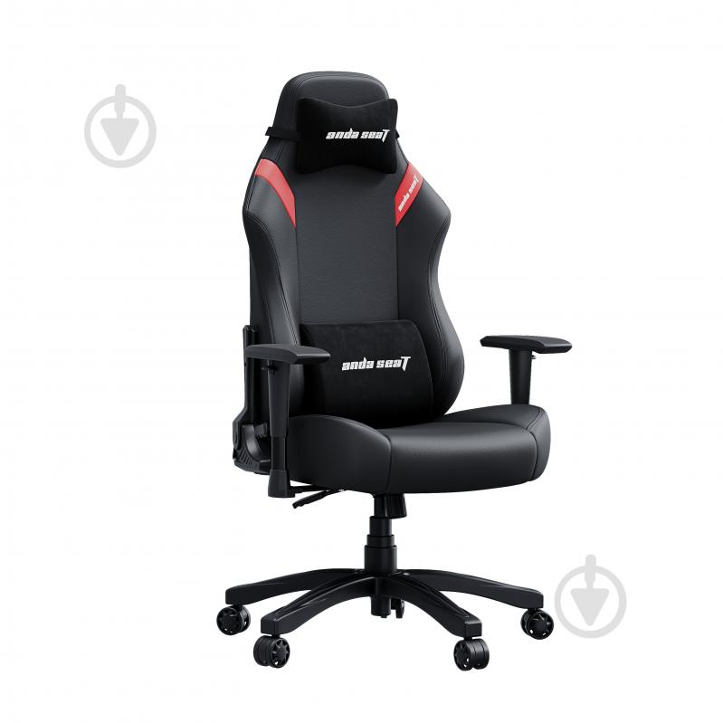 Кресло игровое Anda Seat Luna Size L Black/Red PVC - фото 3