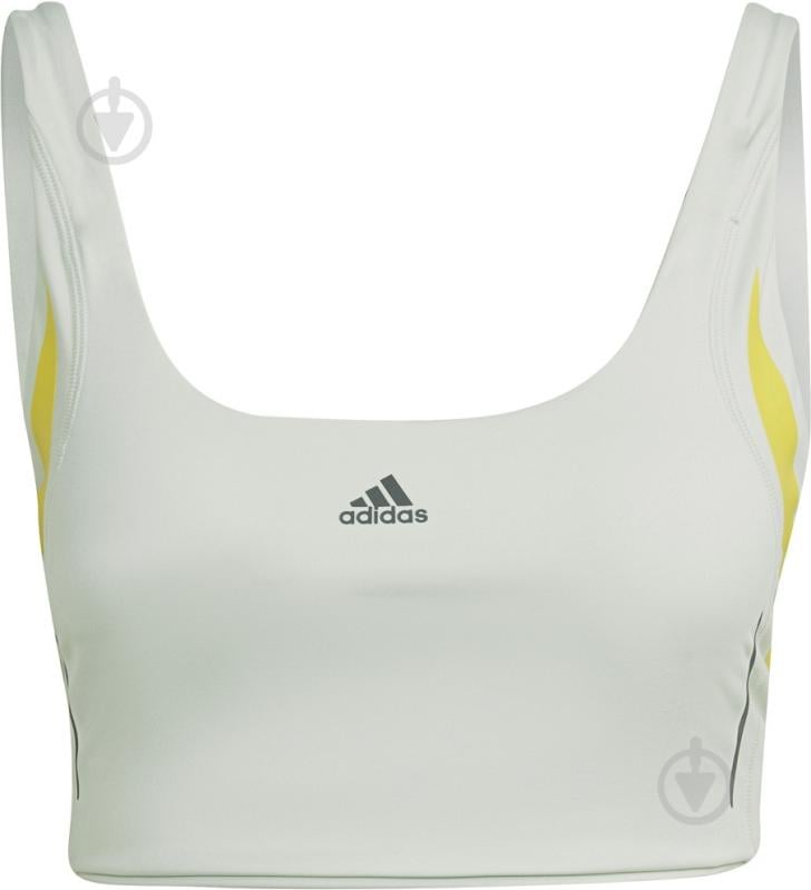 Бра Adidas Powerimpact Luxe Training HM6392 р.M-A/C белый - фото 1