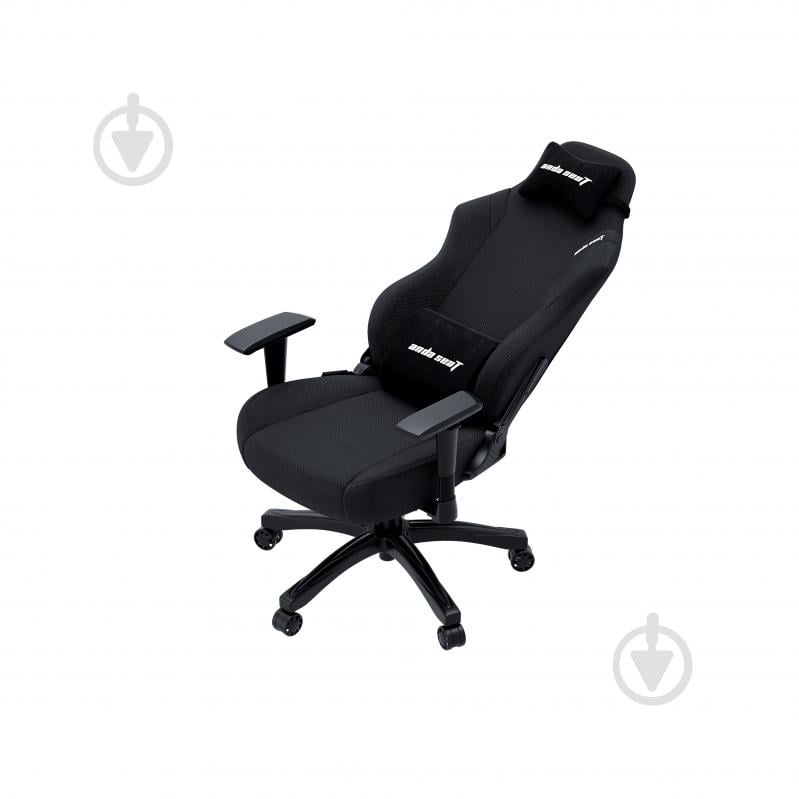 Кресло игровое Anda Seat Luna Size L Black Fabric черный - фото 7