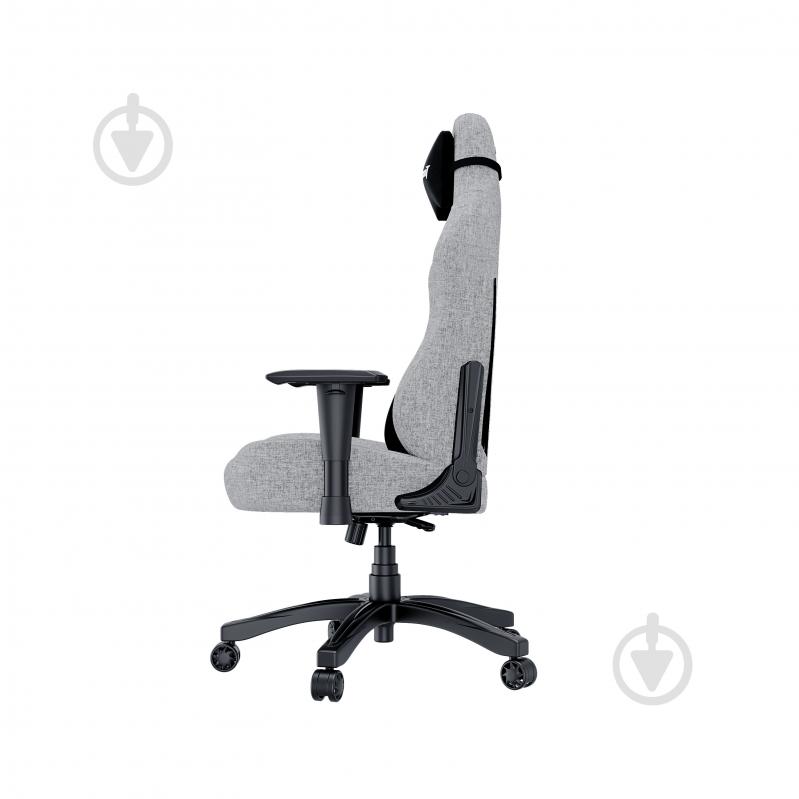 Кресло игровое Anda Seat Luna Size L Grey Fabric серый - фото 8