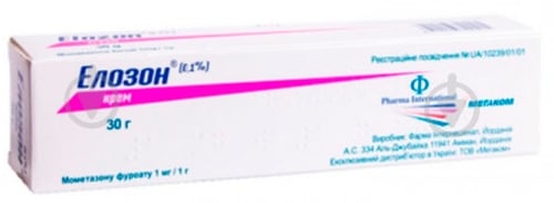 Элозон 0.1 % 30 г крем - фото 1 Элозон 0.1 % 30 г крем - фото 1