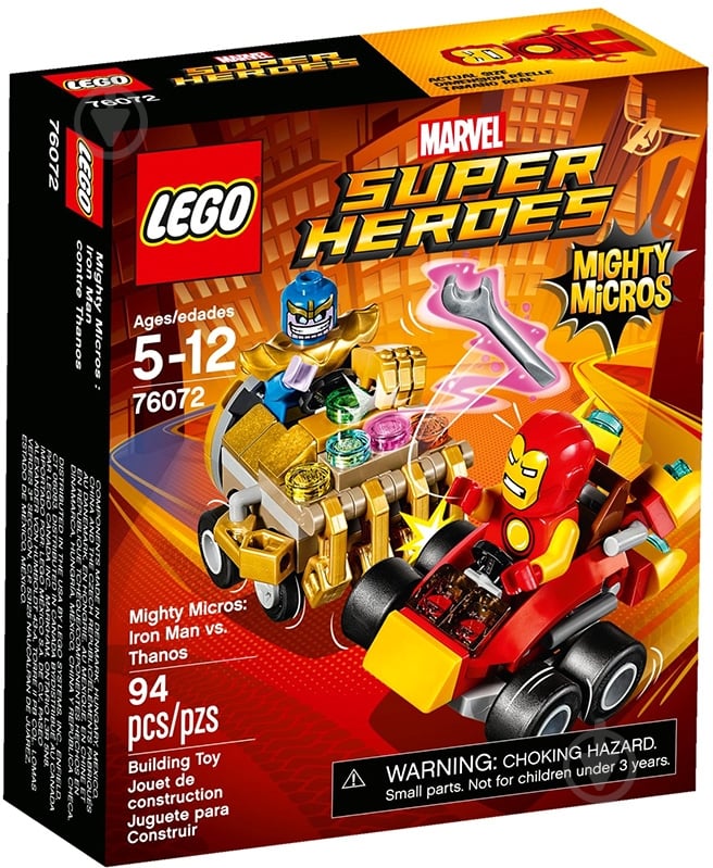 Конструктор LEGO Super Heroes Marvel Железный человек против Таноса 76072 - фото 1 Конструктор LEGO Super Heroes Marvel Железный человек против Таноса 76072 - фото 1