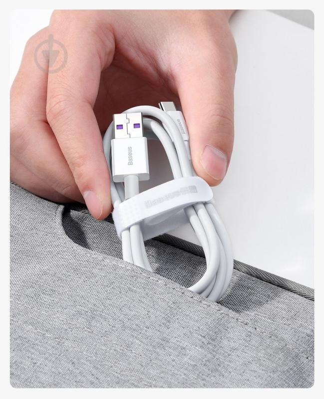 Кабель BASEUS 2 м білий (CATYS-A02) - фото 8 Кабель BASEUS 2 м білий (CATYS-A02) - фото 8