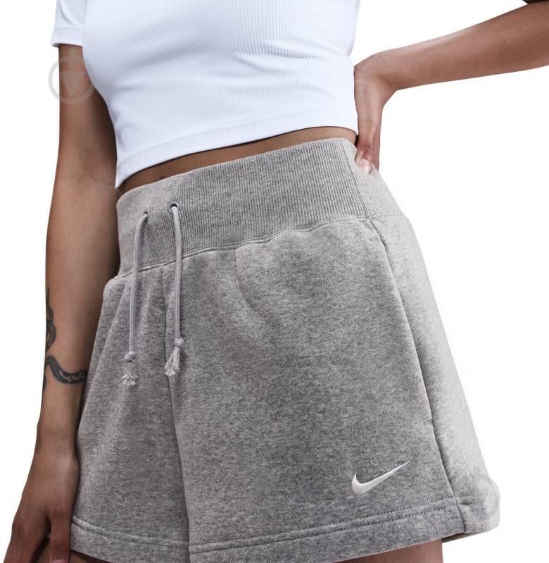 Шорты Nike W NSW PHNX FLC HR SHORT FD1409-063 р. S серый - фото 4 Шорты Nike W NSW PHNX FLC HR SHORT FD1409-063 р. S серый - фото 4