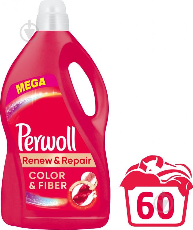 Гель для машинной и ручной стирки Perwoll Advanced Color 3,6 л - фото 1