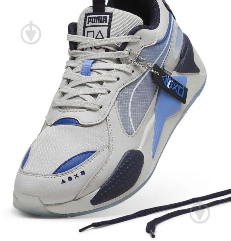 Кроссовки мужские Puma RS-X PLAYSTATION 39631101 р.42 серые - фото 6