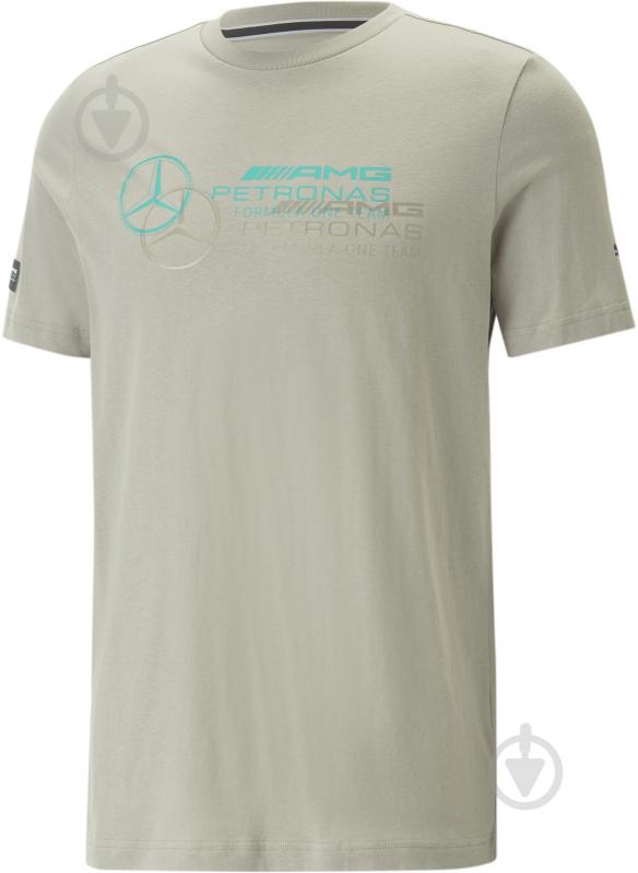 Футболка Puma MAPF1 LOGO TEE 53848207 р.M бежевий - фото 1