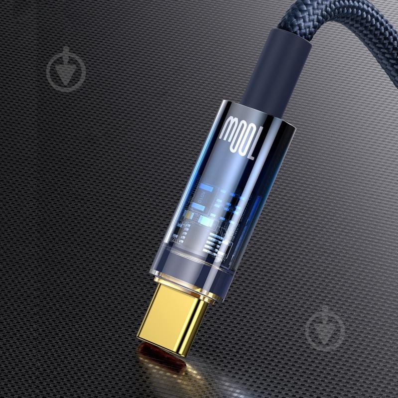 Кабель BASEUS 2 м блакитний (CATS000303) - фото 9