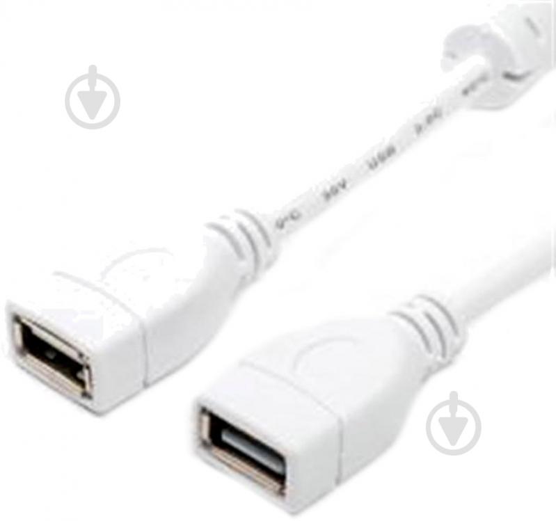 Дата-кабель Atcom USB 2.0 AF/AF 1,8 м белый (15647) - фото 2