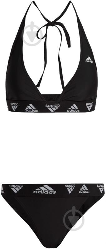 Купальник Adidas Neckholder Bikini HR4396 р.S черный - фото 1