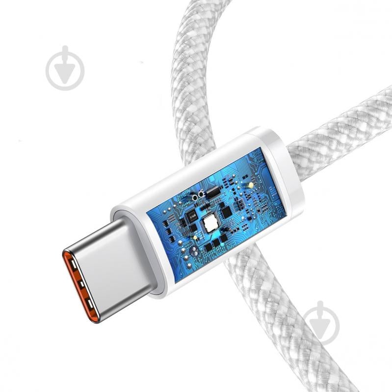 Кабель BASEUS 1 м белый (CALD000202) - фото 6