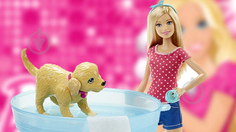 Кукла Barbie Веселое купание щенка DGY83 - фото 3