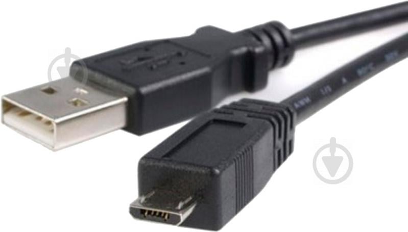 Дата-кабель Atcom USB 2.0 AM - Micro 1,8 м чорний (9175) - фото 2