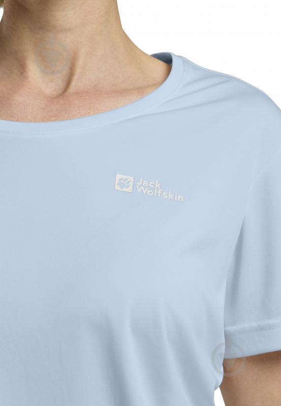 Футболка Jack Wolfskin TECH T W A63294_1143 р.S голубой - фото 4 Футболка Jack Wolfskin TECH T W A63294_1143 р.S голубой - фото 4