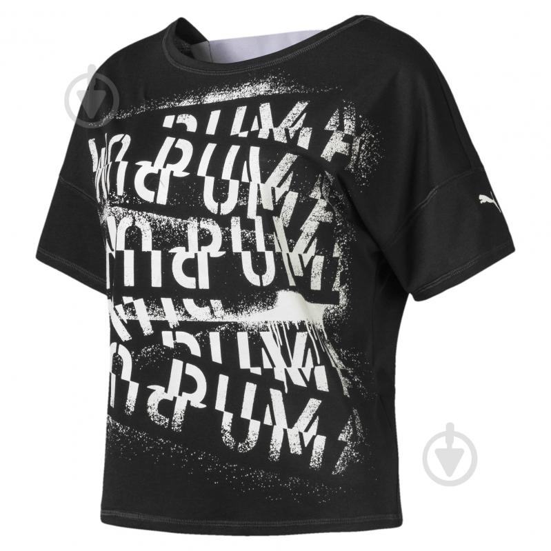 Футболка Puma HIT Feel It Tee 51831906 р.S черный - фото 1 Футболка Puma HIT Feel It Tee 51831906 р.S черный - фото 1