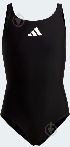 Купальник Adidas Solid Small Log HR7477 р.128 черный - фото 1