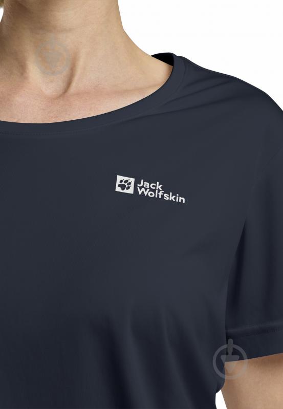Футболка Jack Wolfskin TECH T W A63294_C0412 р.M синій - фото 4