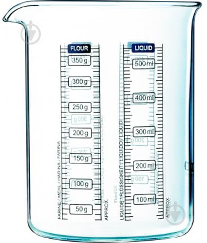 Склянка мірна Kitcken lab 0,5 л (LABBK50) Pyrex - фото 1