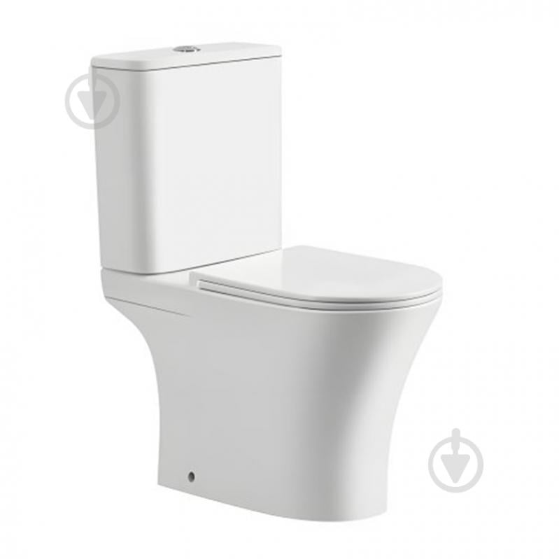 Унитаз-компакт VOLLE CADIZ 2.0 NEW VORTICE, с сиденьем Duroplast slow-closing - фото 1