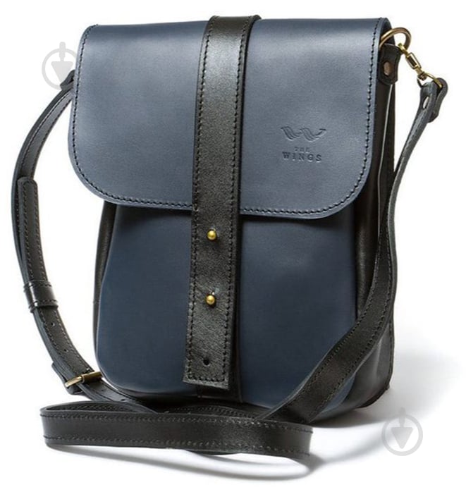 Сумка мужская через плечо Wings Mini Bag TW-Mini-bag-m-blue-black-ksr синий - фото 1