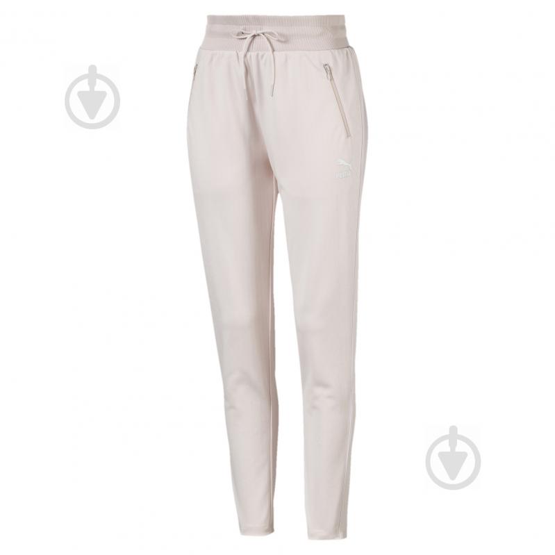 Штани Puma Classics Poly Track Pant 59521123 р. S білий - фото 1