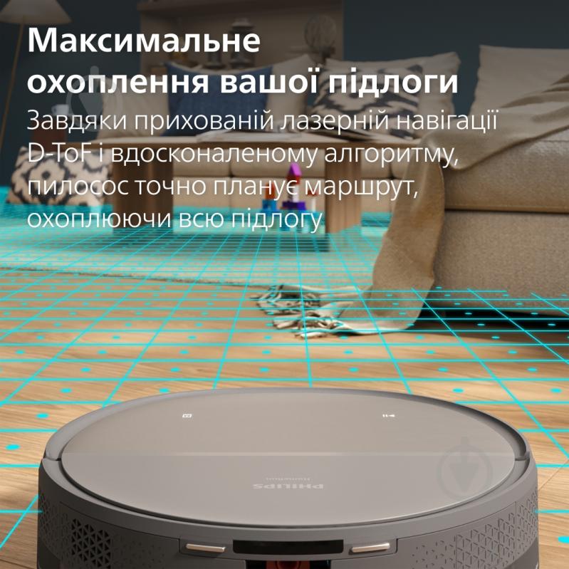 Робот-пылесос моющий Philips XU9100/10 - фото 7 Робот-пылесос моющий Philips XU9100/10 - фото 7