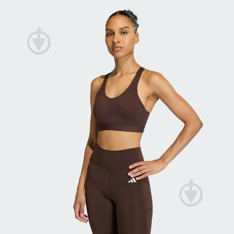 Бра Adidas Essentials Workout High Support KA4777 р.L-C/D коричневий - фото 6