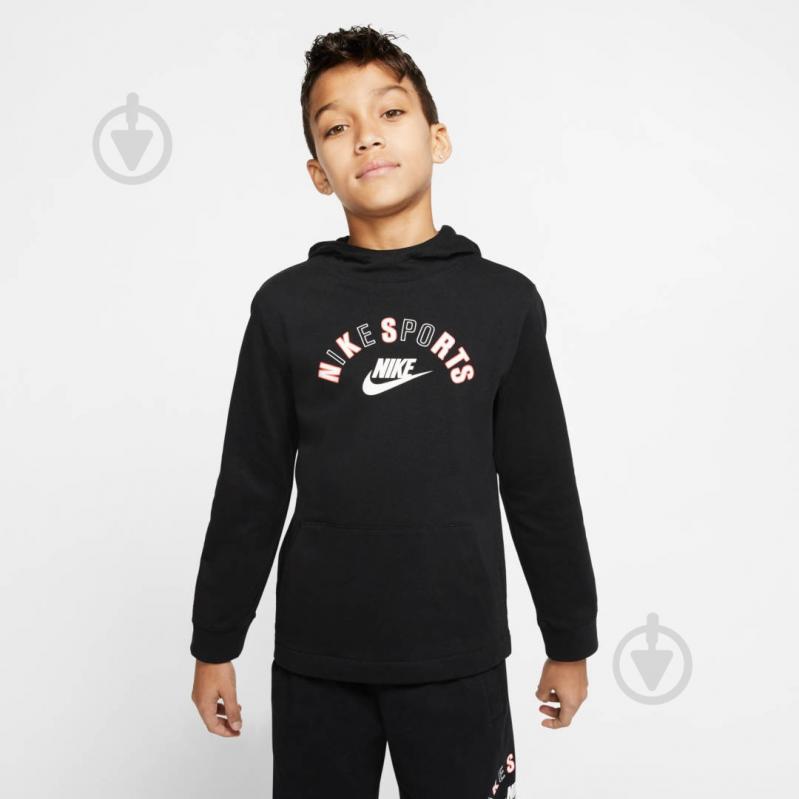 Джемпер Nike B NSW RTL GOOD JSY HD CK1336-010 черный - фото 4 Джемпер Nike B NSW RTL GOOD JSY HD CK1336-010 черный - фото 4