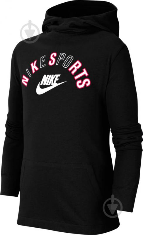 Джемпер Nike B NSW RTL GOOD JSY HD CK1336-010 черный - фото 1 Джемпер Nike B NSW RTL GOOD JSY HD CK1336-010 черный - фото 1