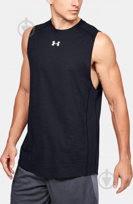 Майка Under Armour Charged Cotton Tank 1351556-001 р.XL черный - фото 5