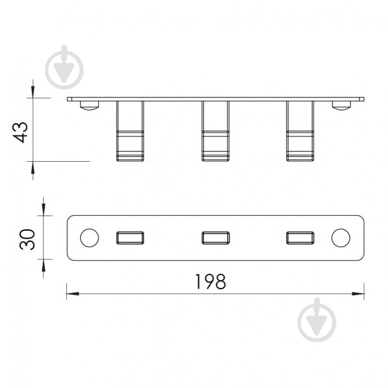 Планка з гачками Imprese 101111 - фото 3